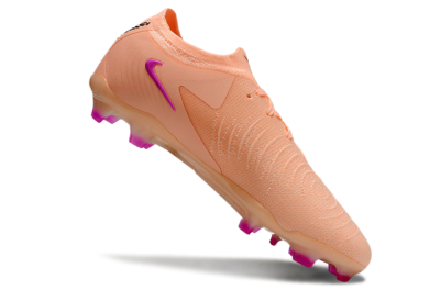 Men's Nike Phantom Luna Elite FG Firm Ground Low-Tops Football Boots - Pink/Black/Purple