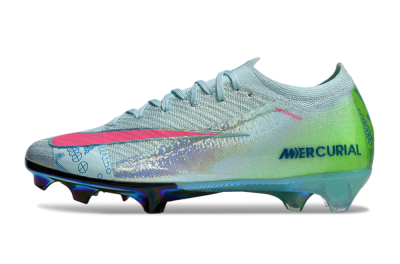 Unisex Nike Air Zoom Mercurial Vapor 16 Elite FG Firm Ground Low-Tops Football Boots - Jade/Pink/Gold