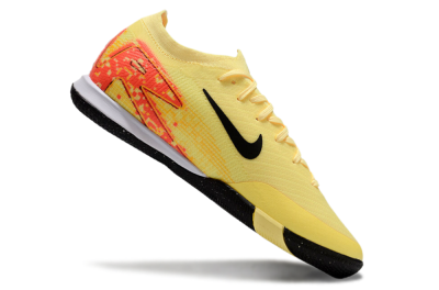 Men's Nike Air Zoom Mercurial Vapor 16 Elite IC Indoor & Futsal Low-Tops Football Shoes - Yellow/Black/Red