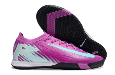 Men's Nike Air Zoom Mercurial Vapor 16 Elite IC Indoor & Futsal Low-Tops Football Shoes - Purple/Jade/White