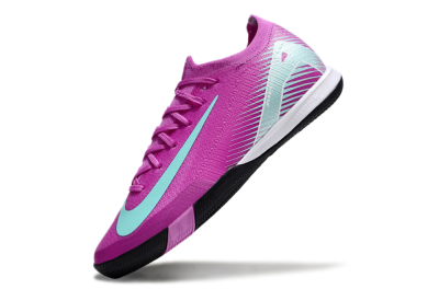 Men's Nike Air Zoom Mercurial Vapor 16 Elite IC Indoor & Futsal Low-Tops Football Shoes - Purple/Jade/White