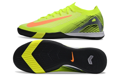 Men's Nike Air Zoom Mercurial Vapor 16 Elite IC Indoor & Futsal Low-Tops Football Shoes - Yellow/Orange/Silver