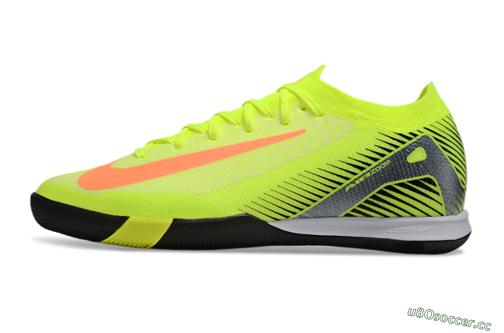 Men's Nike Air Zoom Mercurial Vapor 16 Elite IC Indoor & Futsal Low-Tops Football Shoes - Yellow/Orange/Silver 0