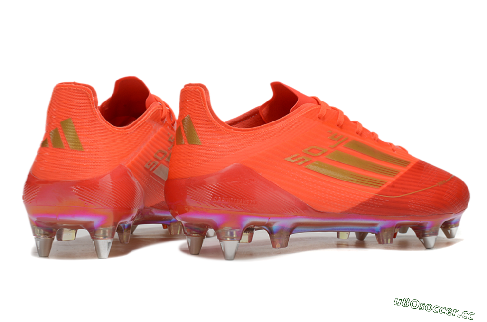 Men's Adidas F50 Elite SG Soft Ground Low-Tops Football Boots - Red/Gold 6
