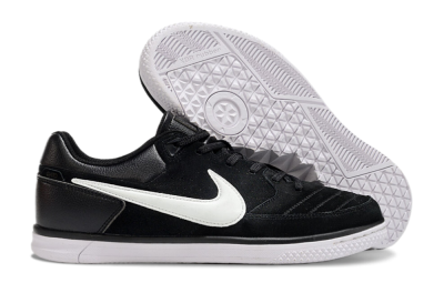 Men's Nike Street Gato IC Indoor & Futsal Low-Tops Football Shoes - Black/White