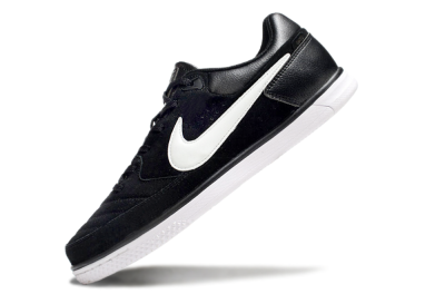 Men's Nike Street Gato IC Indoor & Futsal Low-Tops Football Shoes - Black/White