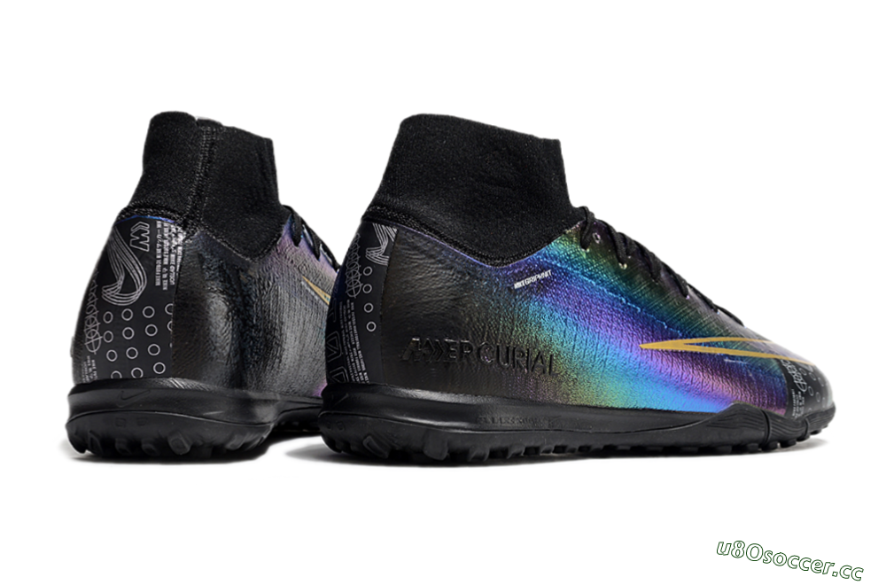 Men's Nike Air Zoom Mercurial Superfly 10 Elite TF Artificial Turf High-Tops Football Shoes - LaserYellow/Black 6