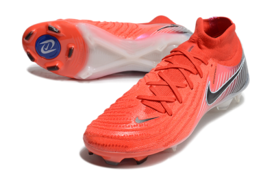 Men's Nike Phantom Luna Elite NU FG Firm Ground High-Tops Football Boots - Red/Black/White