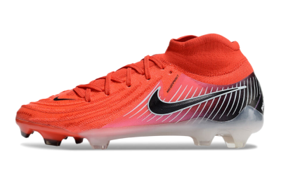 Men's Nike Phantom Luna Elite NU FG Firm Ground High-Tops Football Boots - Red/Black/White