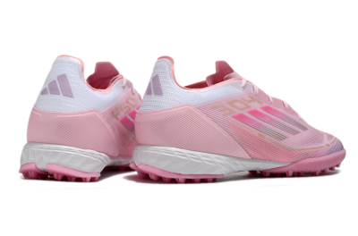 Men's Adidas F50 Pro 304 TF Artificial Turf Low-Tops Football Shoes - Pink/White/Purple