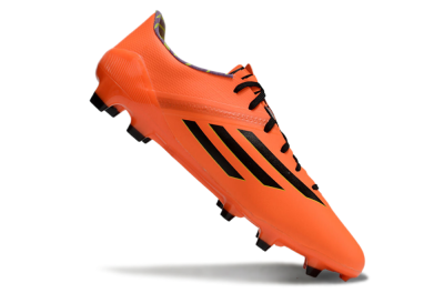 Men's Adidas F50 Adizero FG Firm Ground Low-Tops Football Boots - Red/Black/Yellow