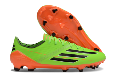 Men's Adidas F50 Adizero FG Firm Ground Low-Tops Football Boots - Yellow/Black/Red