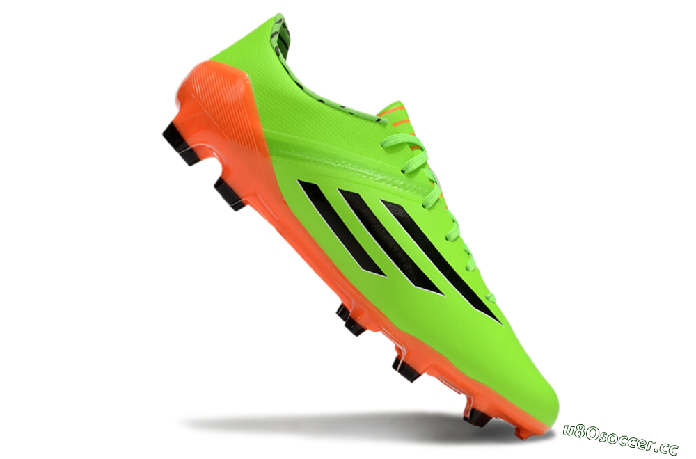 Men's Adidas F50 Adizero FG Firm Ground Low-Tops Football Boots - Yellow/Black/Red 4
