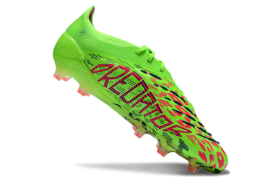 Unisex Adidas Predator Elite 24 FG Firm Ground Low-Tops Football Boots - Yellow/Blue/Purple