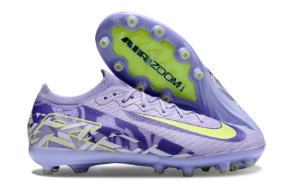 Men's Nike Air Zoom Mercurial Vapor 16 Elite AG Artificial Grass Low-Tops Football Boots - Purple/Yellow/Blue