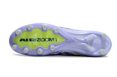 Men's Nike Air Zoom Mercurial Vapor 16 Elite AG Artificial Grass Low-Tops Football Boots - Purple/Yellow/Blue