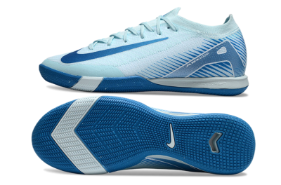 Unisex Nike Air Zoom Mercurial Vapor 16 Elite IC Indoor & Futsal Low-Tops Football Shoes - Jade/Blue/White