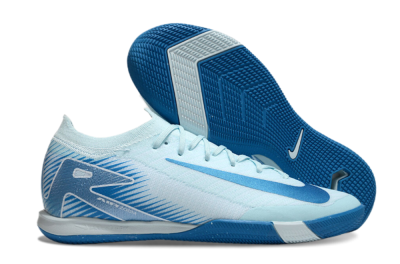 Unisex Nike Air Zoom Mercurial Vapor 16 Elite IC Indoor & Futsal Low-Tops Football Shoes - Jade/Blue/White