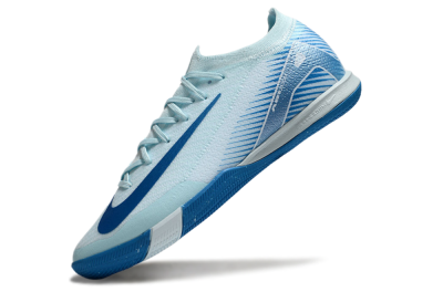 Unisex Nike Air Zoom Mercurial Vapor 16 Elite IC Indoor & Futsal Low-Tops Football Shoes - Jade/Blue/White