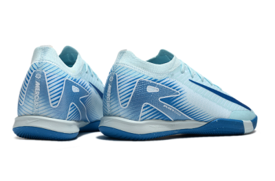 Unisex Nike Air Zoom Mercurial Vapor 16 Elite IC Indoor & Futsal Low-Tops Football Shoes - Jade/Blue/White