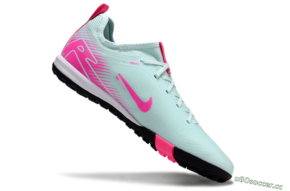Unisex Nike Air Zoom Mercurial Vapor 16 Pro TF Artificial Turf Low-Tops Football Shoes - Jade/Pink/White 5