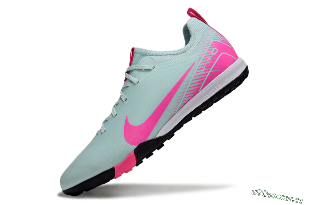 Unisex Nike Air Zoom Mercurial Vapor 16 Pro TF Artificial Turf Low-Tops Football Shoes - Jade/Pink/White 6