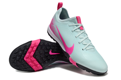 Unisex Nike Air Zoom Mercurial Vapor 16 Pro TF Artificial Turf Low-Tops Football Shoes - Jade/Pink/White
