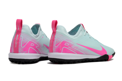 Unisex Nike Air Zoom Mercurial Vapor 16 Pro TF Artificial Turf Low-Tops Football Shoes - Jade/Pink/White