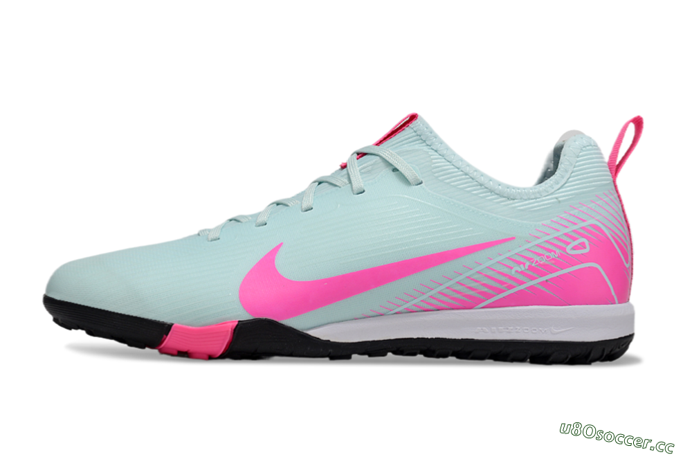 Unisex Nike Air Zoom Mercurial Vapor 16 Pro TF Artificial Turf Low-Tops Football Shoes - Jade/Pink/White 0