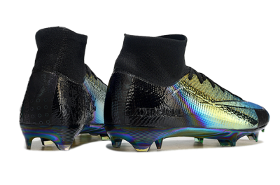 Men's Nike Air Zoom Mercurial Superfly 10 Elite FG Firm Ground High-Tops Football Boots - Laser/Black/Gold