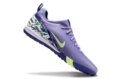 Unisex Nike Air Zoom Mercurial Vapor 16 Pro TF Artificial Turf Low-Tops Football Shoes - Purple/Yellow/White