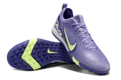 Unisex Nike Air Zoom Mercurial Vapor 16 Pro TF Artificial Turf Low-Tops Football Shoes - Purple/Yellow/White