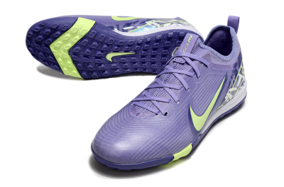 Unisex Nike Air Zoom Mercurial Vapor 16 Pro TF Artificial Turf Low-Tops Football Shoes - Purple/Yellow/White