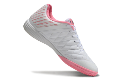 Unisex Nike Lunar Gato 2 IC Indoor & Futsal Low-Tops Football Shoes - White/Pink/Black