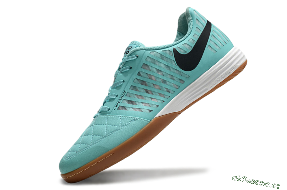 Unisex Nike Lunar Gato 2 IC Indoor & Futsal Low-Tops Football Shoes - Blue/Black/White 6