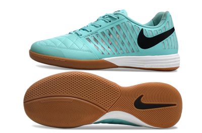 Unisex Nike Lunar Gato 2 IC Indoor & Futsal Low-Tops Football Shoes - Blue/Black/White