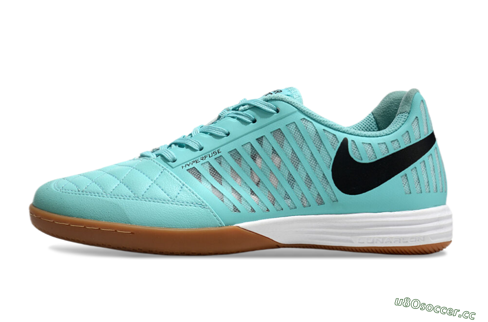 Unisex Nike Lunar Gato 2 IC Indoor & Futsal Low-Tops Football Shoes - Blue/Black/White 0