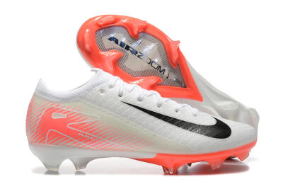 Men's Nike Air Zoom Mercurial Vapor 16 Elite FG Firm Ground Low-Tops Football Boots - White/Black/Pink