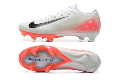 Men's Nike Air Zoom Mercurial Vapor 16 Elite FG Firm Ground Low-Tops Football Boots - White/Black/Pink
