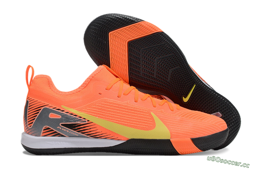 Men's Nike Air Zoom Mercurial Vapor 16 Pro IC Indoor & Futsal Low-Tops Football Shoes - Red/Yellow/White 2