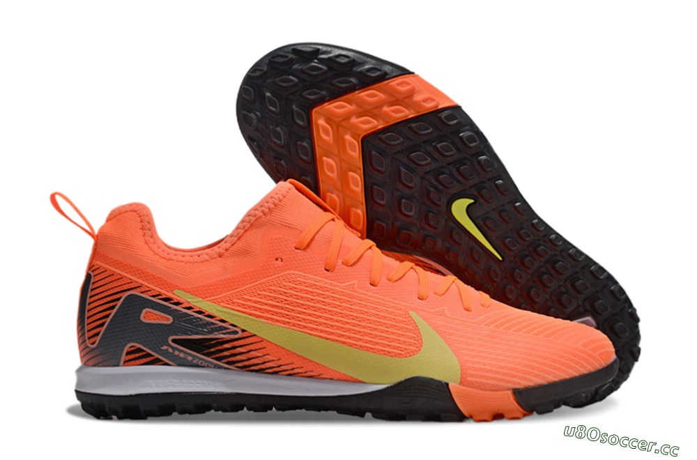 Unisex Nike Air Zoom Mercurial Vapor 16 Pro TF Artificial Turf Low-Tops Football Shoes - Red/Yellow/White 2