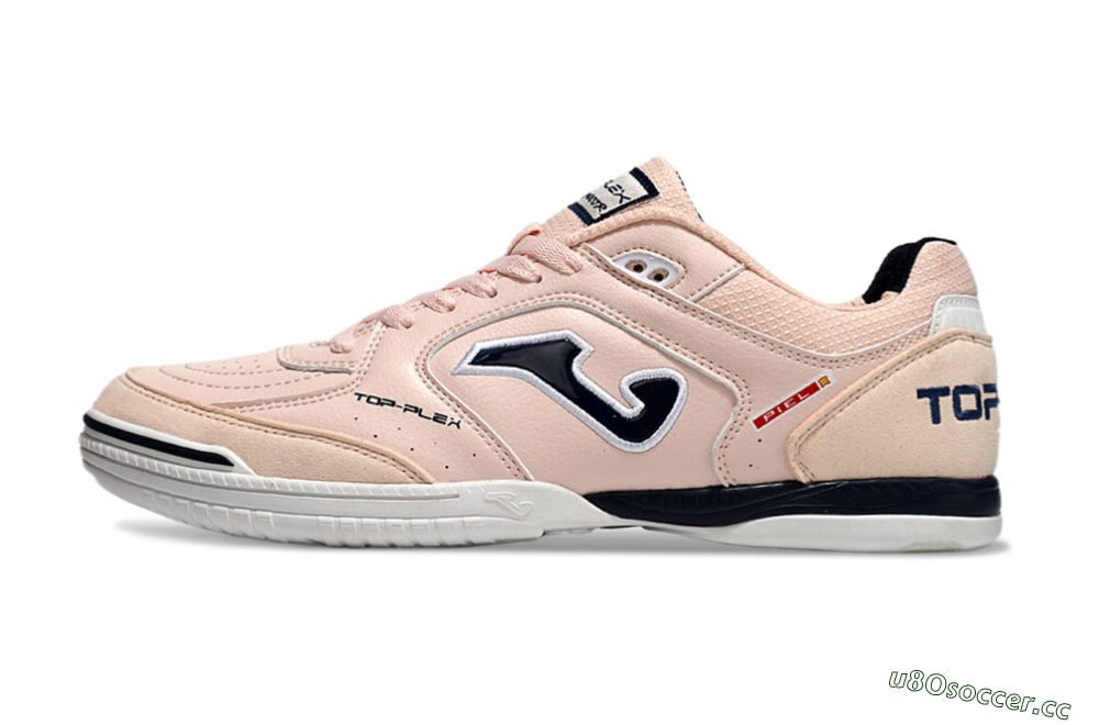 Men's Joma Top Flex IC Indoor & Futsal Low-Tops Football Shoes - Pink/Black/White 0