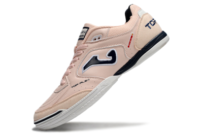 Men's Joma Top Flex IC Indoor & Futsal Low-Tops Football Shoes - Pink/Black/White