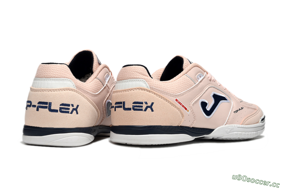Men's Joma Top Flex IC Indoor & Futsal Low-Tops Football Shoes - Pink/Black/White 6