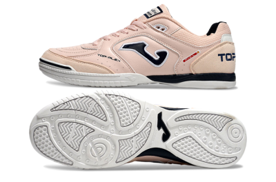 Men's Joma Top Flex IC Indoor & Futsal Low-Tops Football Shoes - Pink/Black/White