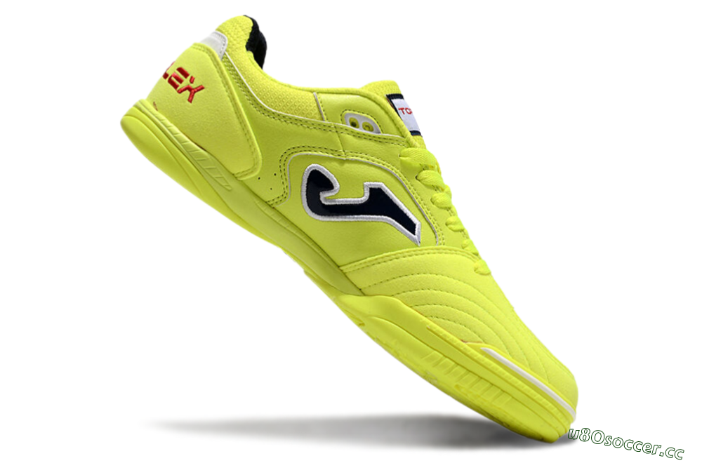Men's Joma Top Flex IC Indoor & Futsal Low-Tops Football Shoes - Yellow/Black/Red 4