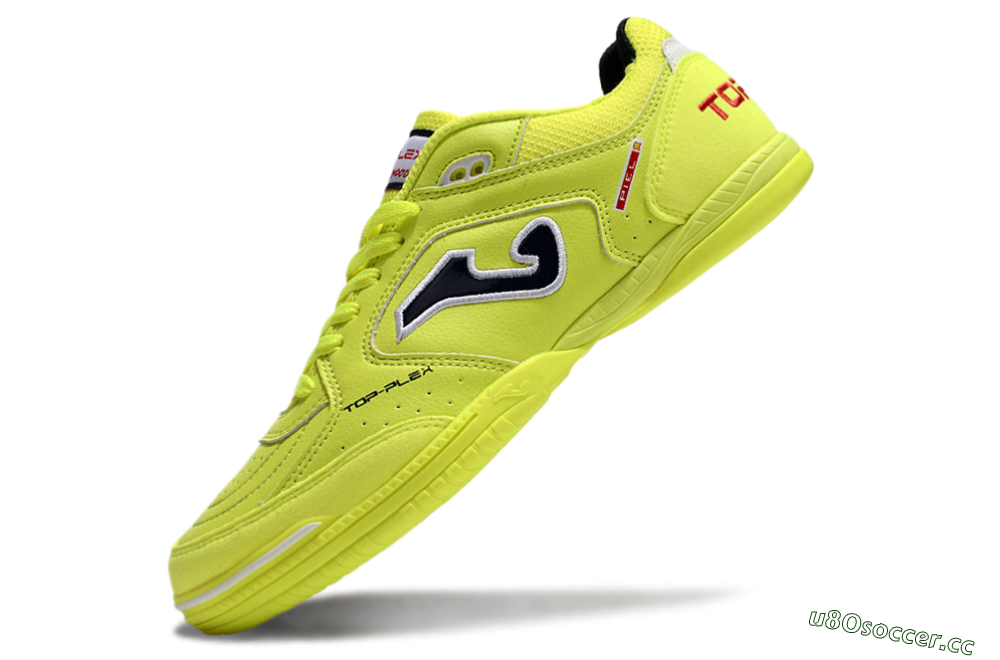 Men's Joma Top Flex IC Indoor & Futsal Low-Tops Football Shoes - Yellow/Black/Red 5