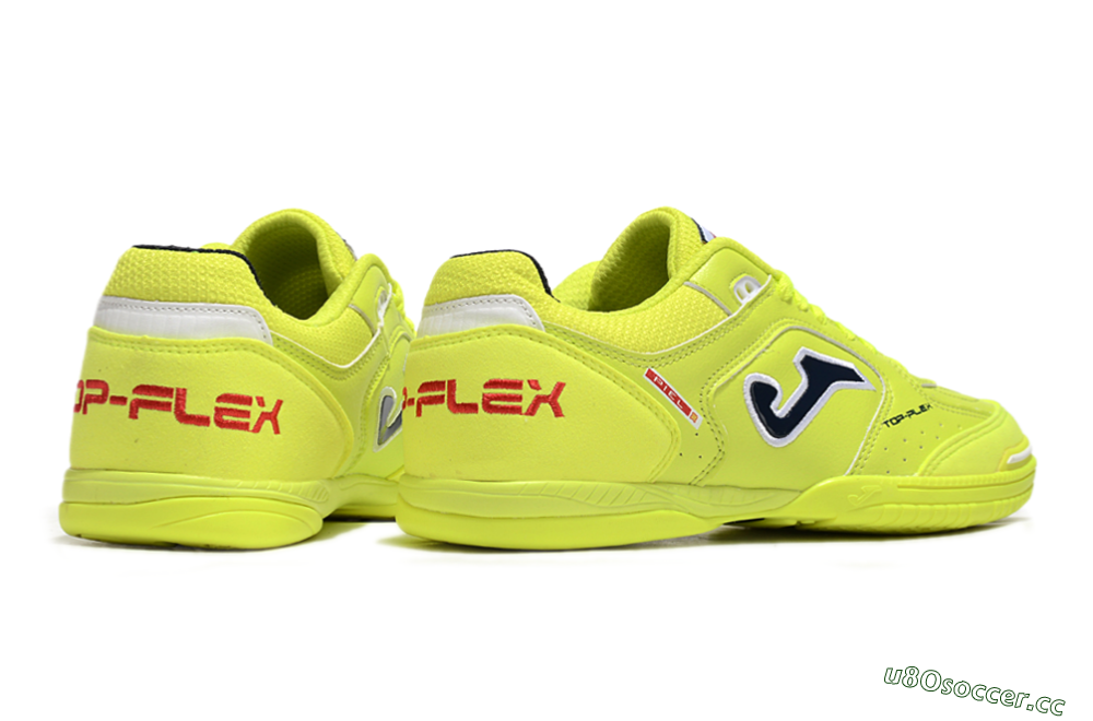 Men's Joma Top Flex IC Indoor & Futsal Low-Tops Football Shoes - Yellow/Black/Red 6