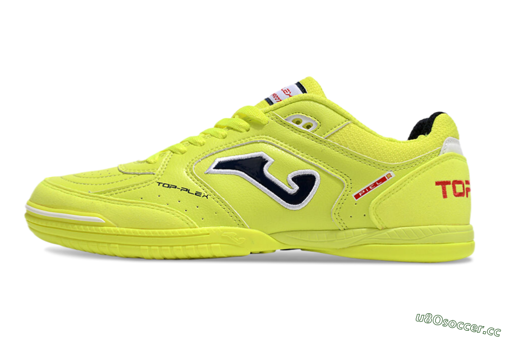 Men's Joma Top Flex IC Indoor & Futsal Low-Tops Football Shoes - Yellow/Black/Red 0