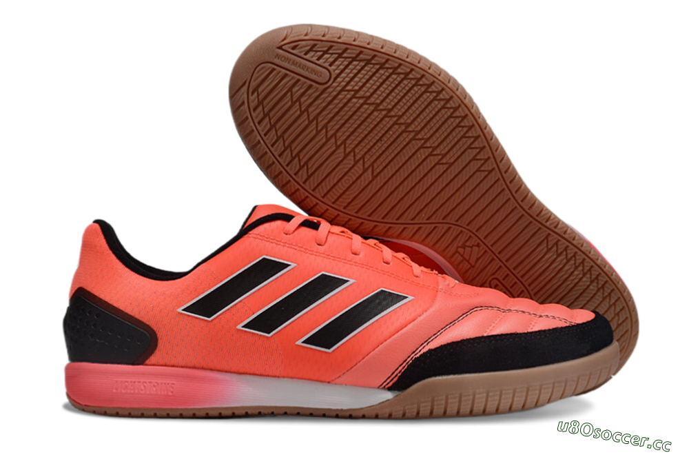 Men's Adidas Competition Top IC Indoor & Futsal Low-Tops Football Shoes - Red/Black/White 2